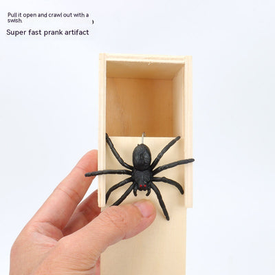 Caja de Araña Sorpresa - Broma Divertida de Madera - Image 8