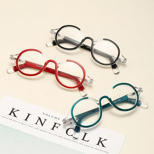 Gafas Retro Redondas Unisex con Filtro Azul y Lentes Progresivas