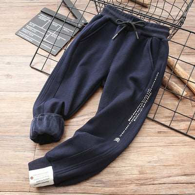 Pantalones de Buzo Deportivos Niños - Algodón Polar para Otoño e Invierno - Image 17