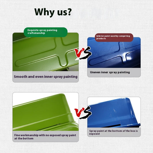 Caja de Herramientas para Camping Outdoor con Compartimentos y Stickers - Image 28