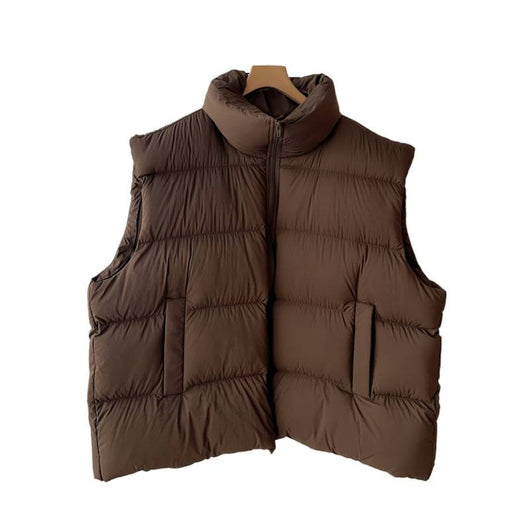 Chaleco Acolchado Suelto Talla Grande para Mujer - Image 5