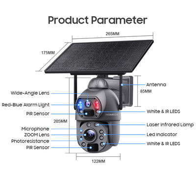 Cámara Solar 4G de 6 Megapíxeles HD - Vigilancia Privada Autónoma - Image 18