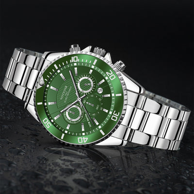 Reloj de Lujo Dorado para Hombre - Acero Inoxidable Resistente al Agua con Esfera Luminosa - Image 29