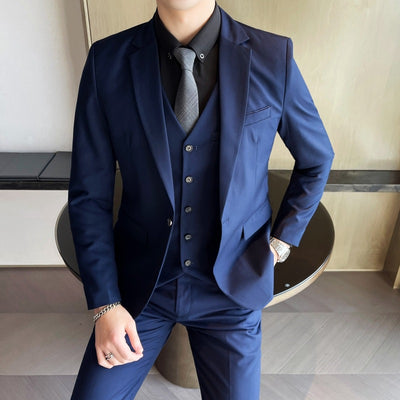 Traje Slim Fit Británico para Hombre - Conjunto Casual Elegante - Image 9