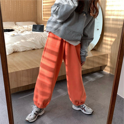 Pantalón Jogger Harem Naranja Estilo Callejero Escolar - Image 9