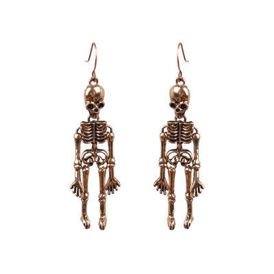 Aretes Calavera Grandes Estilo Europeo Americano para Discoteca - Image 5