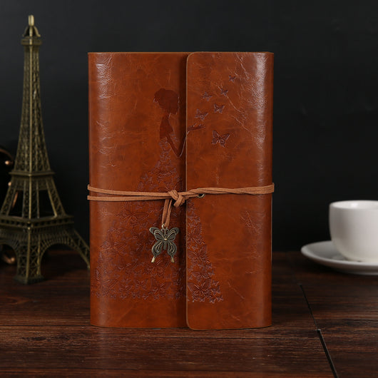 Libreta Portátil de Hojas Sueltas Estilo Retro con Papel Kraft - Image 8