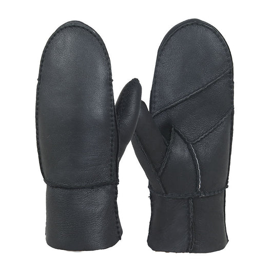 Guantes de Piel de Oveja Genuina con Dedo Dividido para Hombre - Image 16