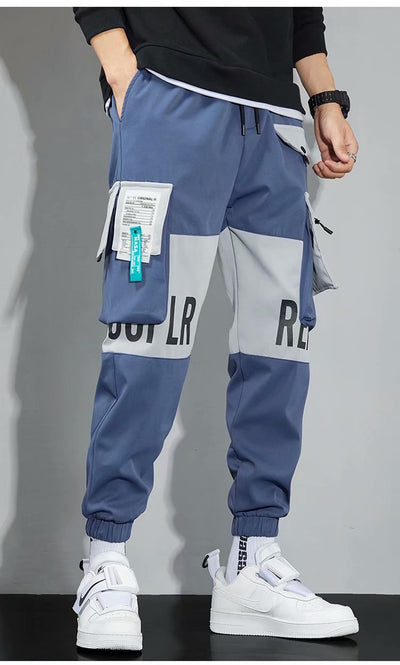 Pantalones Hip Hop Sueltos de Tendencia para Hombre - Primavera - Image 22