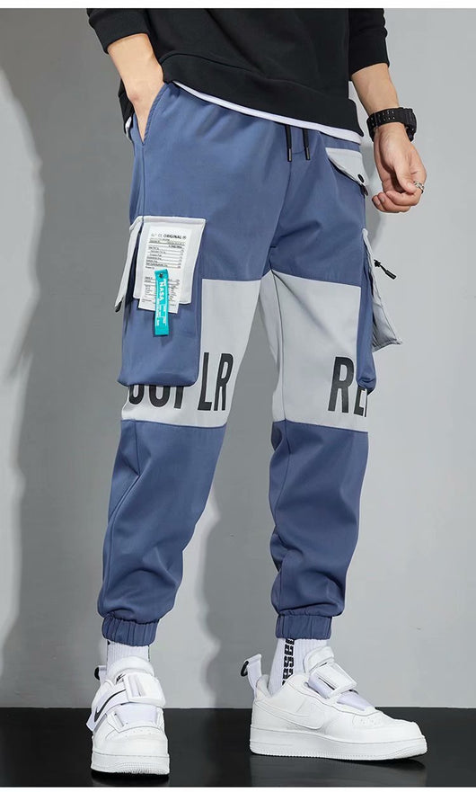 Pantalones Hip Hop Sueltos de Tendencia para Hombre - Primavera - Image 22