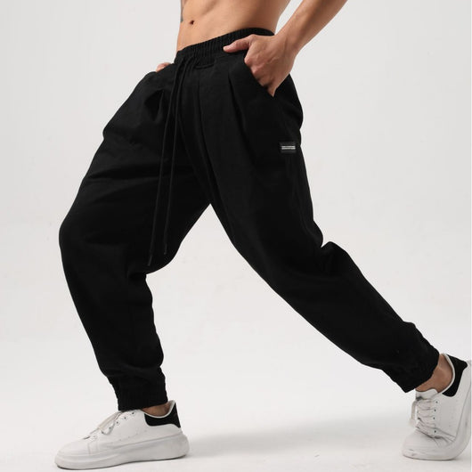 Pantalones Deportivos de Algodón Holgados para Hombre