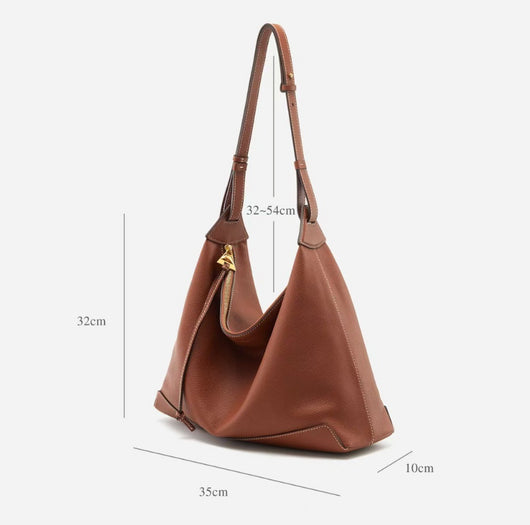 Bolso Hobo Grande MYTASTE - Cartera de Diseñador para Mujer con Correa de Hombro - Image 12