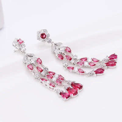 Aretes Largos de Circonia Elegancia Minimalista - Image 10