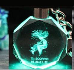 Llavero de Cristal Brillante con Colgante LED - Image 11
