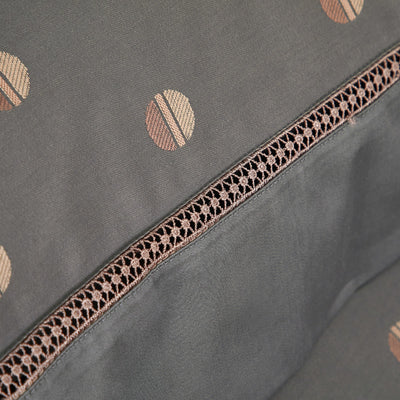Juego de Cama Algodón Puro Jacquard Europeo 4 Piezas Lujo - Image 4