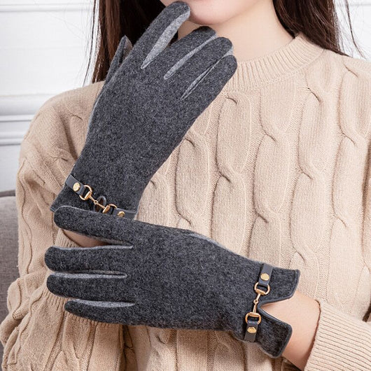 Guantes de Cachemira para Mujer Otoño Invierno - Image 9