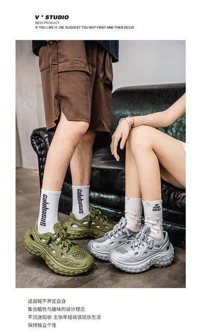 Sandalias Deportivas Antideslizantes para Hombre con Suela Gruesa y Talón Cubierto - Image 25