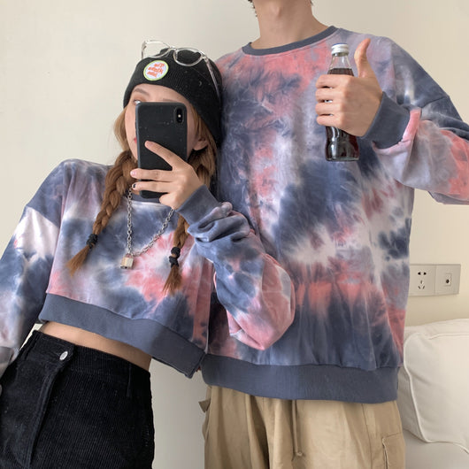 Suéter Tie-Dye para Parejas - Diseño Exclusivo para Ella - Image 4