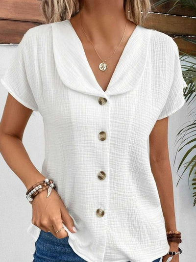 Cardigan Corto Liso de Botones para Mujer - Image 5