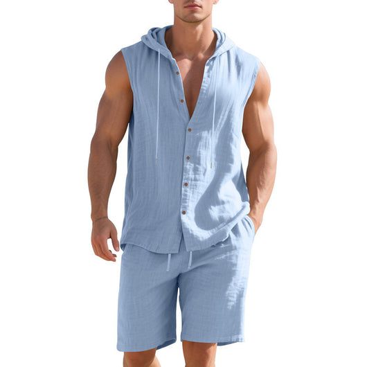 Conjunto de Bermudas y Camiseta sin Mangas para Hombre - Image 11