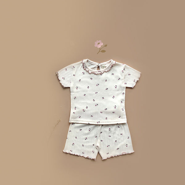 Conjunto de Dos Piezas Floral para Bebé en Algodón Suave - Image 5