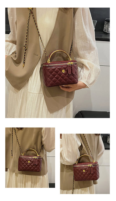 Bolso Mensajero de Moda Rhombus Chain para Mujer - Image 27