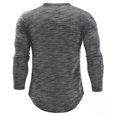 Camisa de Manga Larga con Dobladillo Curvo para Hombre - Image 2