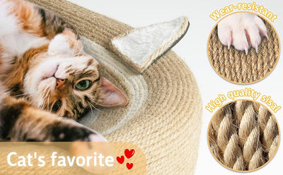 Cama Rascador 3 en 1 para Gatos con Almohadillas de Sisal Antideslizantes - Image 10