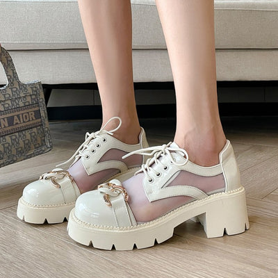 Zapatos Plataforma Mujer con Malla Transpirable y Punta Redonda - Image 10