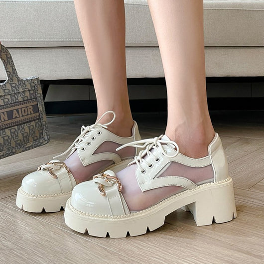 Zapatos Plataforma Mujer con Malla Transpirable y Punta Redonda - Image 10