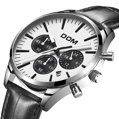 Reloj de Hombre Cronógrafo Triple Carátula con Correa - Image 9