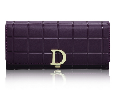 Cartera Larga de Cuadros para Mujer - Clutch de Alta Calidad - Image 12