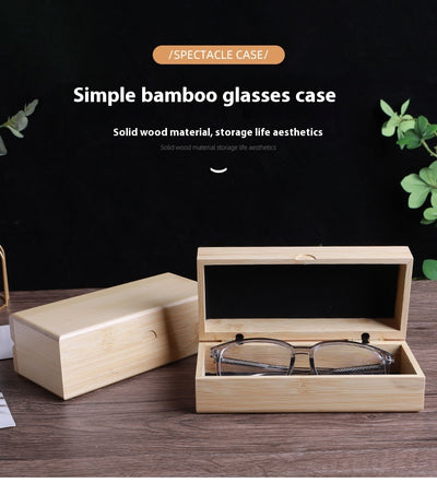 Estuche Organizador de Bambú para Gafas - Caja de Almacenamiento Elegante - Image 6