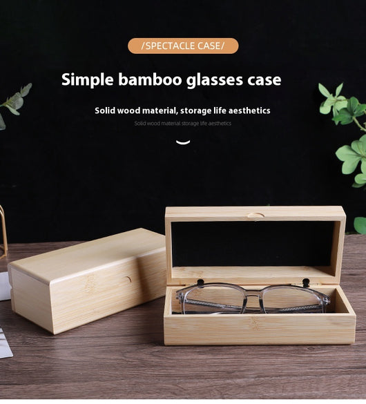 Estuche Organizador de Bambú para Gafas - Caja de Almacenamiento Elegante - Image 6