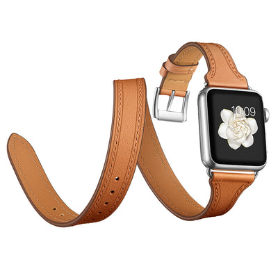 Correa de Reloj de Cuero con Doble Pasador - Image 3