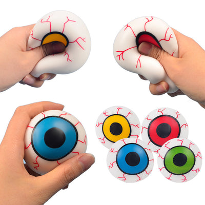 Pelota Antiestrés con Ojos de Horror - Juguete Sensorial Exprimible - Image 8