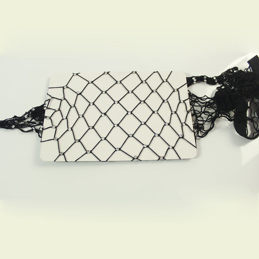 Medias Panty con Malla Grande Diamante Blanco Resistentes al Calor - Image 5