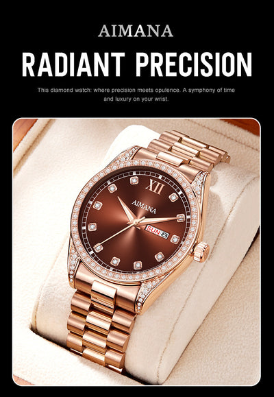 Reloj de Mujer Diamond Disc Cuarzo Serie Log - Image 16
