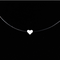 Transparente Fishline Necklace Simple Clavicle Chain 2style