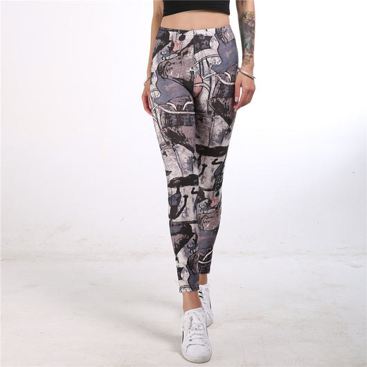 Pantalones de Yoga Doodle Sport - Image 49