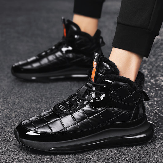 Zapatillas Altas de Algodón Versátiles para Invierno - Image 4
