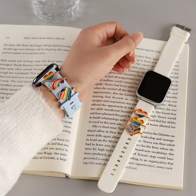 Reloj de Pared Metal Arcoíris con Amor y Diseño Infantil - Image 24