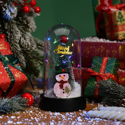 Árbol de Navidad LED con Pantalla de Cristal y Flores Decorativas - Image 24
