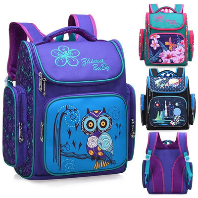 Mochila Escolar 3D Infantil con Diseño de Dibujos Animados