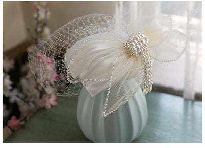 Gorra Vintage de Malla Blanca Perla - Image 13