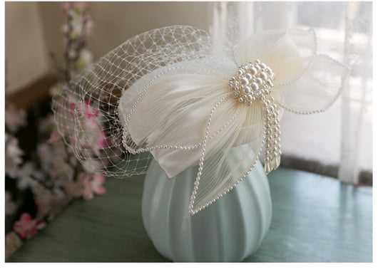 Gorra Vintage de Malla Blanca Perla - Image 13