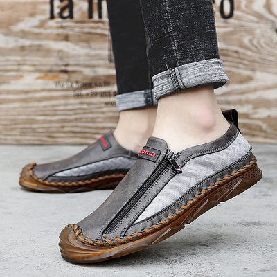 Zapatos Casuales de Cuero para Hombre - Estilo Simple y Versátil - Image 8