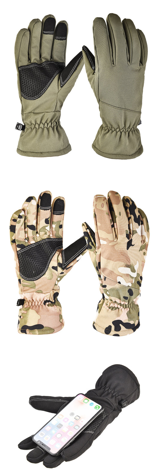 Guantes Tácticos Térmicos Antideslizantes para Esquí y Deportes de Invierno - Image 9