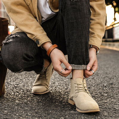 Zapatos y Botas de Negocios Retro Británico para Hombre - Image 16