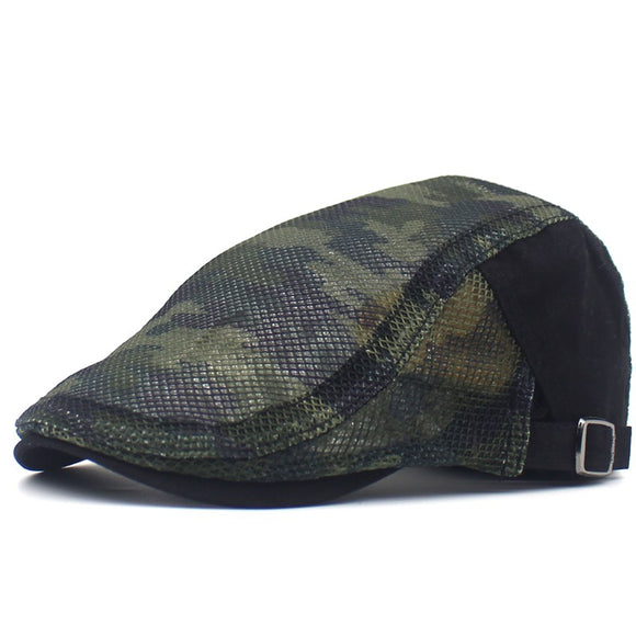 Boina de Malla Camuflaje Unisex - Estilo Casual Moderno
